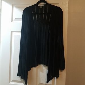 Long sleeved semi see through shall